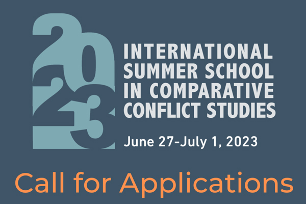 2023 International Summer School in Comparative Conflict Studies